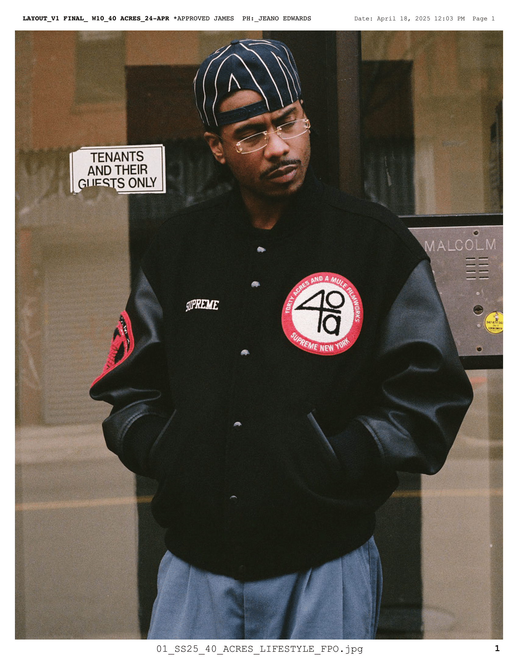 SUPREME X 40 ACRES — INDIGO212